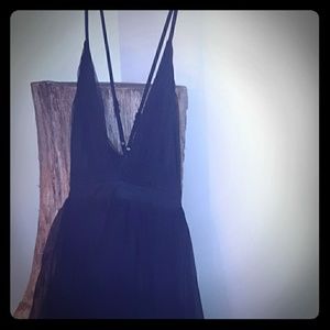 Sexy and elegant black dress.